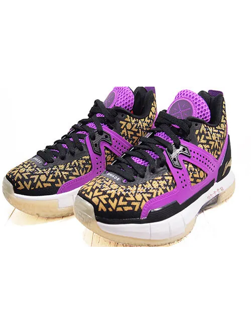 Кроссовки way of wade 5 Li-Ning — изображение 4 из 4, фиолетовый/черный