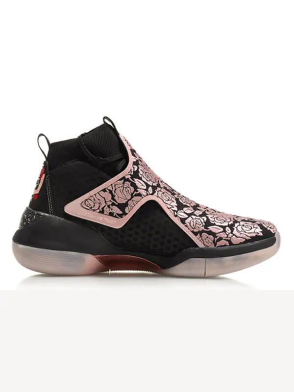 Кроссовки yushuai 12 Li-Ning — изображение 2 из 4, черный/розовый