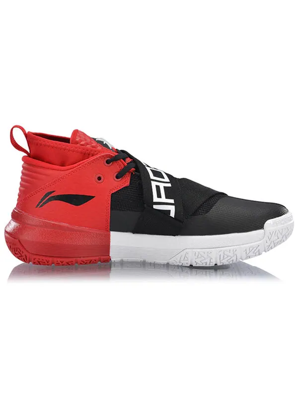 Кроссовки wade all city7 wade series красные Li-Ning — изображение 2 из 4, черный/белый/красный