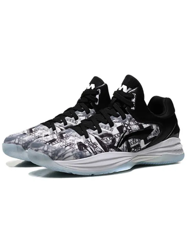Кроссовки граффити профессиональные черно- Li-Ning — изображение 3 из 4, черный/белый