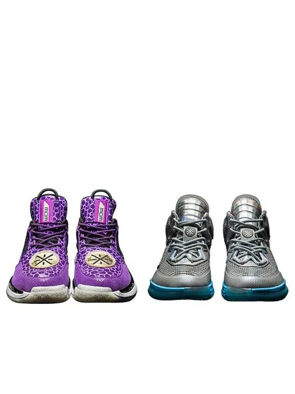 Кроссовки way of wade 1 7 Li-Ning — изображение 1 из 1, фиолетовый/серый