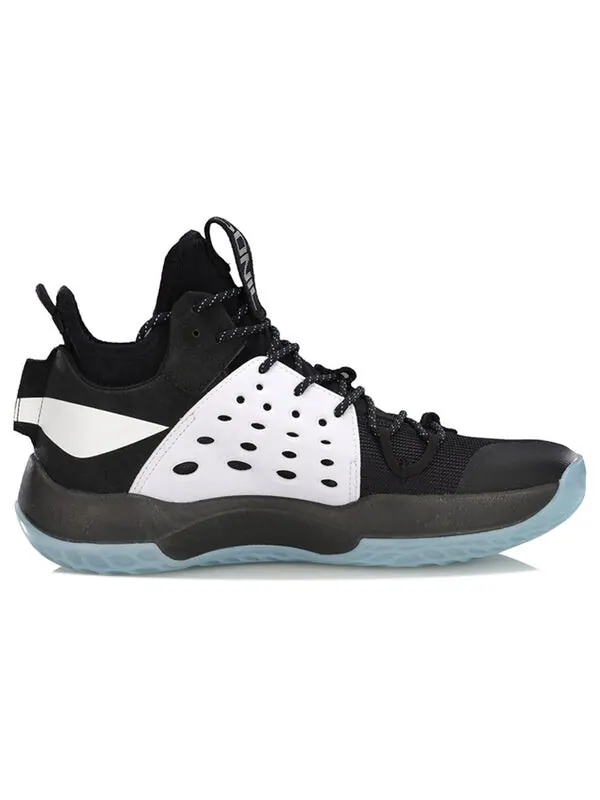Кроссовки sonic 7 mid Li-Ning — изображение 2 из 4, черный/белый