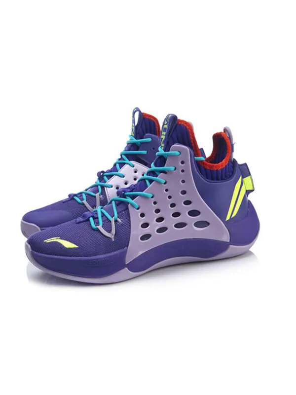 Кроссовки sonic 7 mid Li-Ning — изображение 3 из 4, фиолетовый