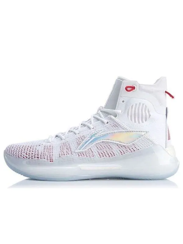 Кроссовки 13 красные Li-Ning — изображение 1 из 4, белый/красный