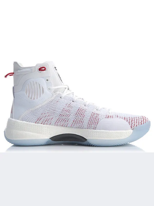 Кроссовки 13 красные Li-Ning — изображение 2 из 4, белый/красный