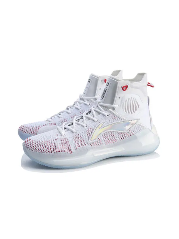 Кроссовки 13 красные Li-Ning — изображение 3 из 4, белый/красный
