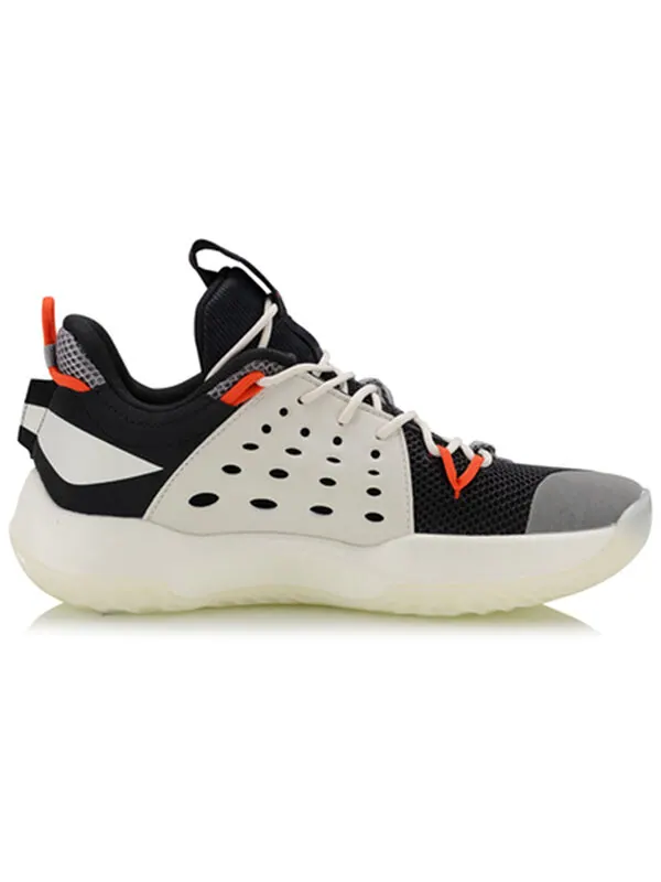 Кроссовки sonic 7 low x cba Li-Ning — изображение 2 из 4, белый/серый/черный