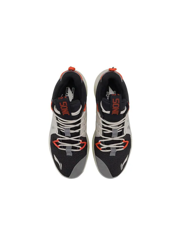 Кроссовки sonic 7 low x cba Li-Ning — изображение 4 из 4, белый/серый/черный