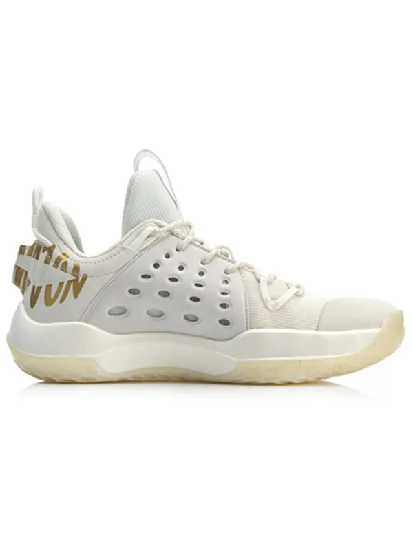 Кроссовки sonic 7 low x cba Li-Ning — изображение 2 из 4, белый/золотистый