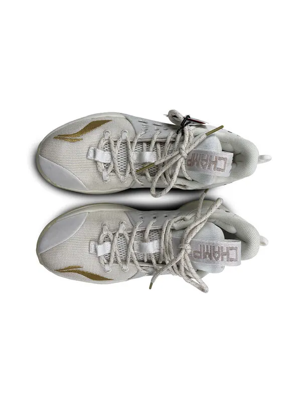 Кроссовки sonic 7 low x cba player edition Li-Ning — изображение 4 из 4, белый/золотистый