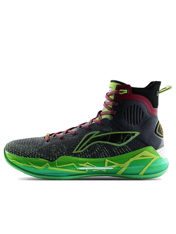 Кроссовки yushuai 13 hi Li-Ning — изображение 1 из 4, черный/зеленый