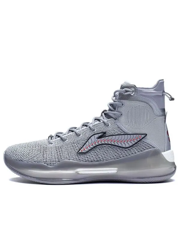 Кроссовки yushuai 13 premium hi Li-Ning — изображение 1 из 4, серый/белый