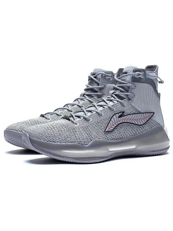 Кроссовки yushuai 13 premium hi Li-Ning — изображение 3 из 4, серый/белый