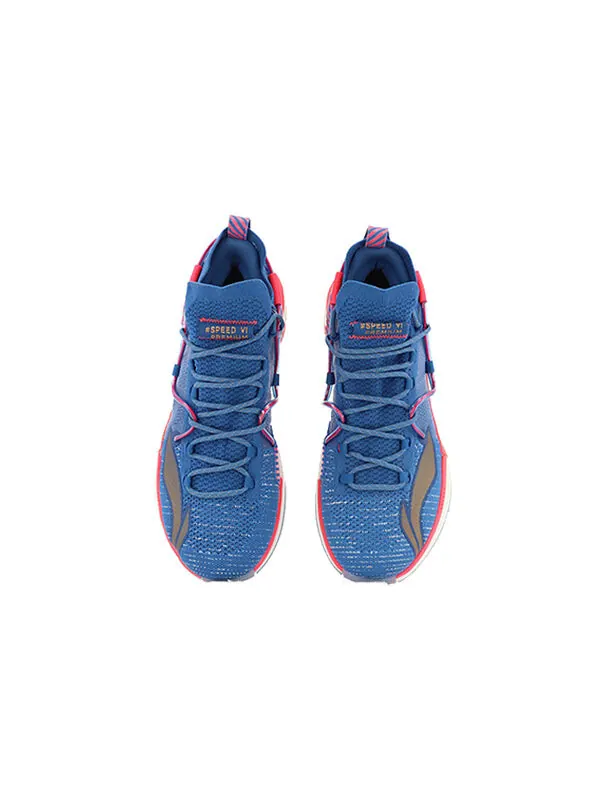 Кроссовки 6 низкие красные Li-Ning — изображение 4 из 4, синий
