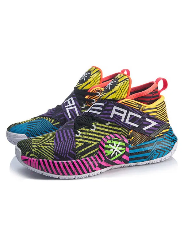 Кроссовки Wade All City 7 Li-Ning — изображение 3 из 4, желтый/синий