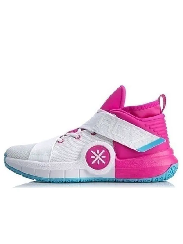 Кроссовки Wade All City 7 Li-Ning — изображение 1 из 4, белый/розовый