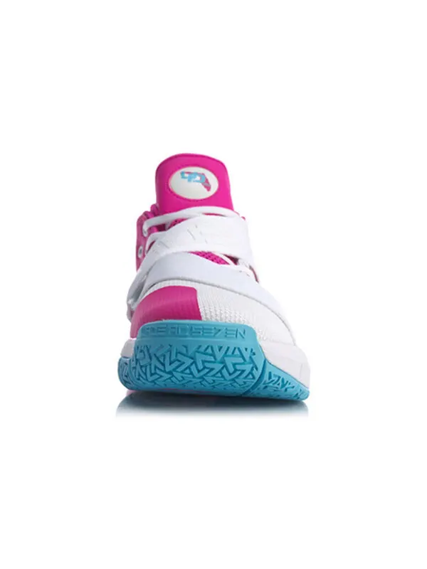 Кроссовки Wade All City 7 Li-Ning — изображение 4 из 4, белый/розовый