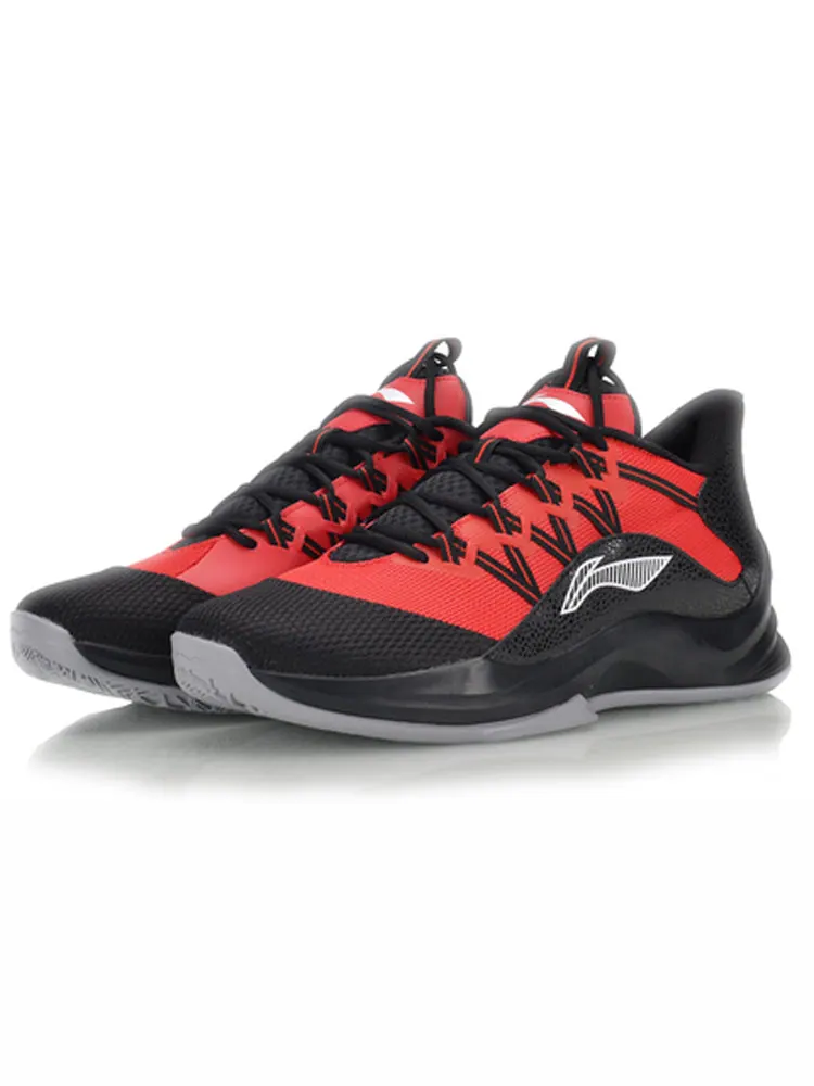 Кроссовки Li-Ning Shock Absorption Basketball Professional Shoe Red — изображение 3 из 5, красный