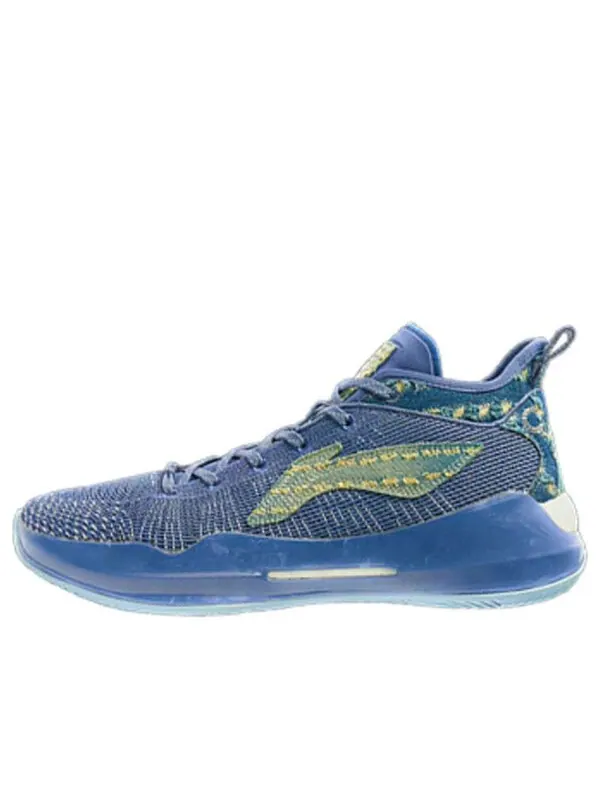 Кроссовки yushuai xiii premium low basketball shoes 'blue yellow' Li-Ning — изображение 1 из 3, синий/желтый