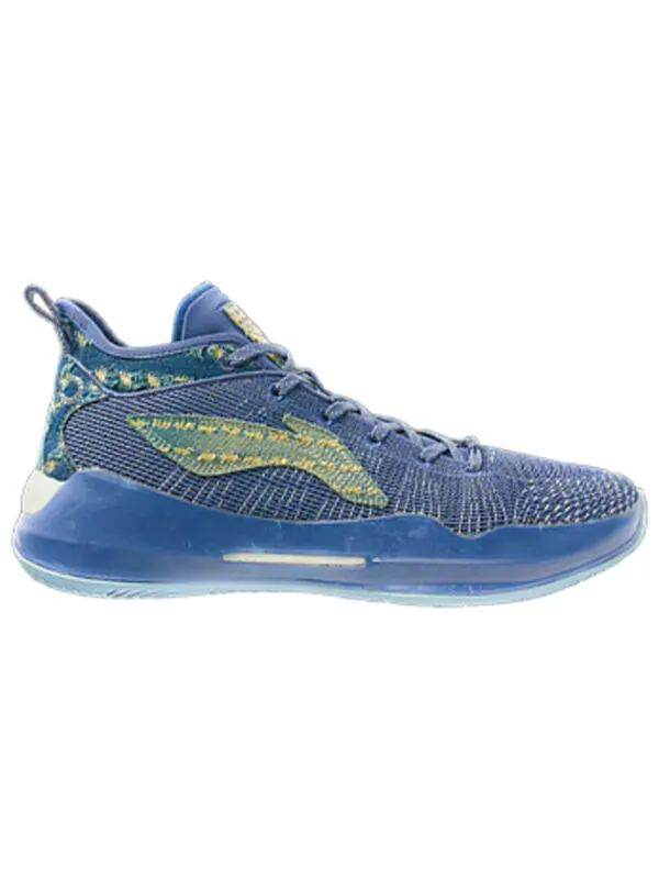 Кроссовки yushuai xiii premium low basketball shoes 'blue yellow' Li-Ning — изображение 3 из 3, синий/желтый