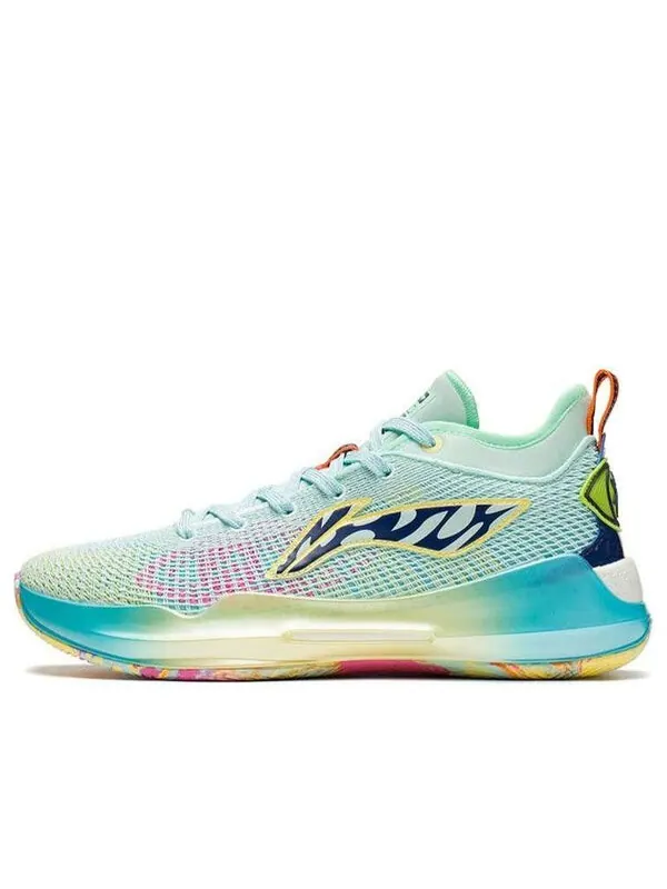 Кроссовки yushuai 13 низкие Li-Ning — изображение 1 из 4, зеленый/синий