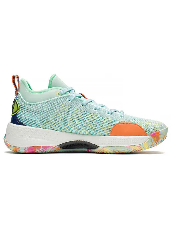 Кроссовки yushuai 13 низкие Li-Ning — изображение 2 из 4, зеленый/синий