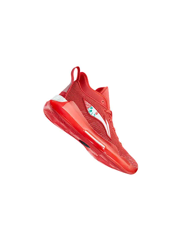 Кроссовки yushuai 13 низкие Li-Ning — изображение 4 из 4, красный/белый