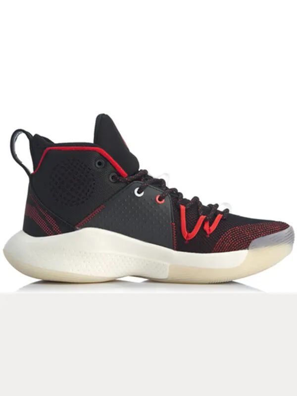 Кроссовки viii высокие Li-Ning — изображение 2 из 4, черный/красный