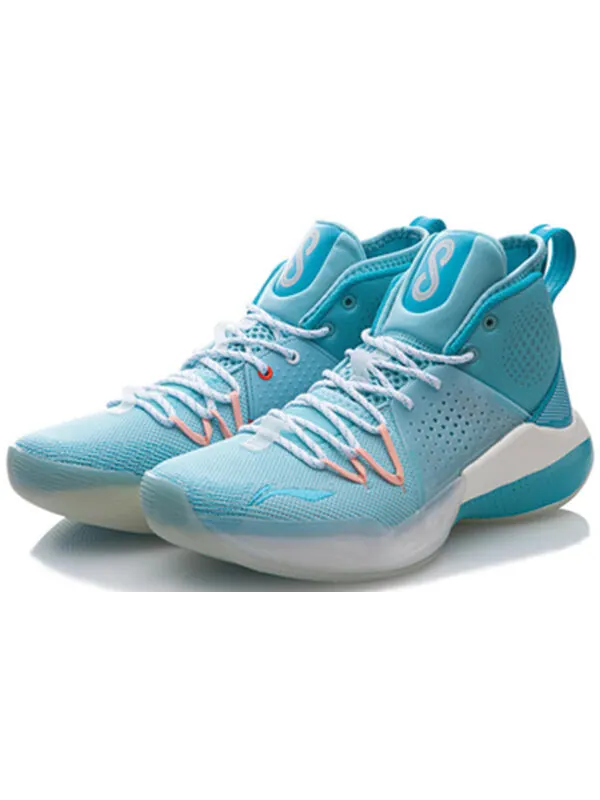 Кроссовки sonic 8 высокие Li-Ning — изображение 3 из 4, синий/синий/розовый