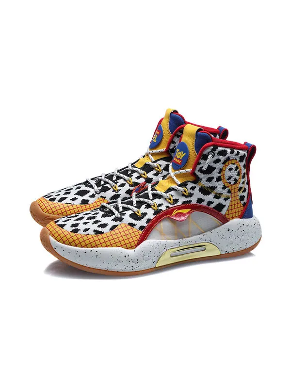 Кроссовки disney x высокие Li-Ning — изображение 3 из 4, белый/желтый/синий