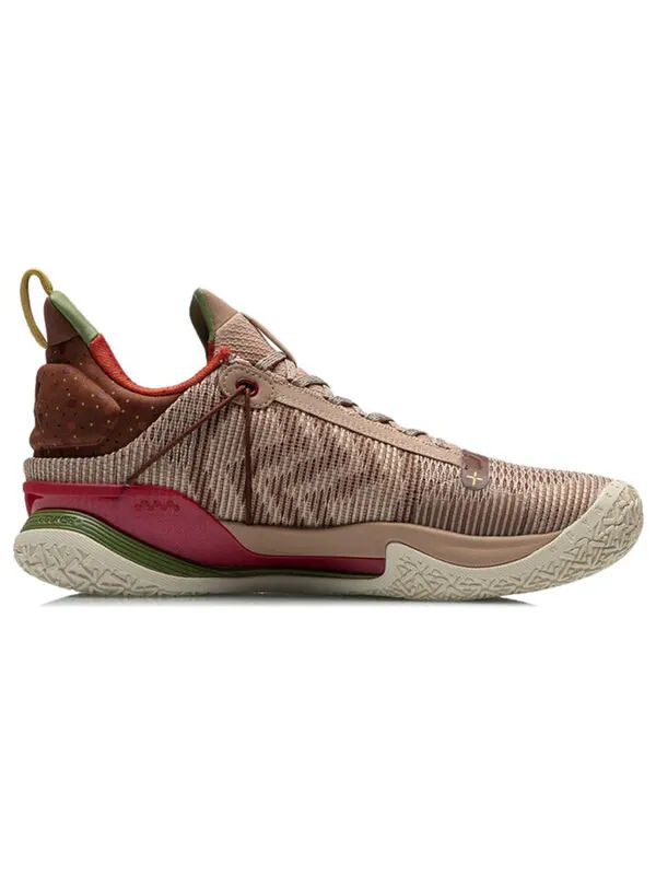 Кроссовки speed 7 премиум Li-Ning — изображение 2 из 4, красный/коричневый