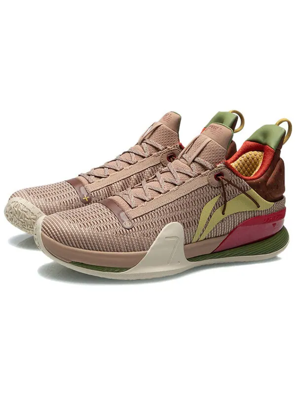 Кроссовки speed 7 премиум Li-Ning — изображение 3 из 4, красный/коричневый