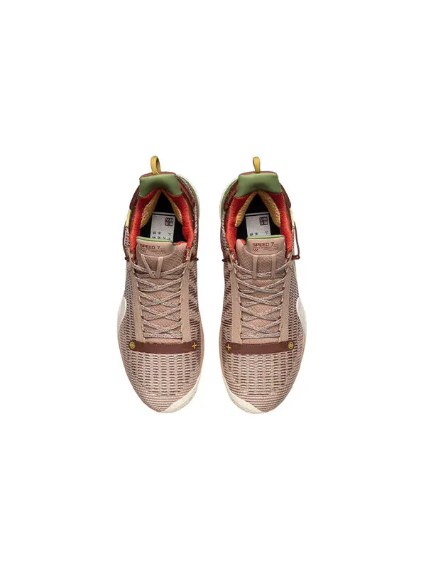 Кроссовки speed 7 премиум Li-Ning — изображение 4 из 4, красный/коричневый