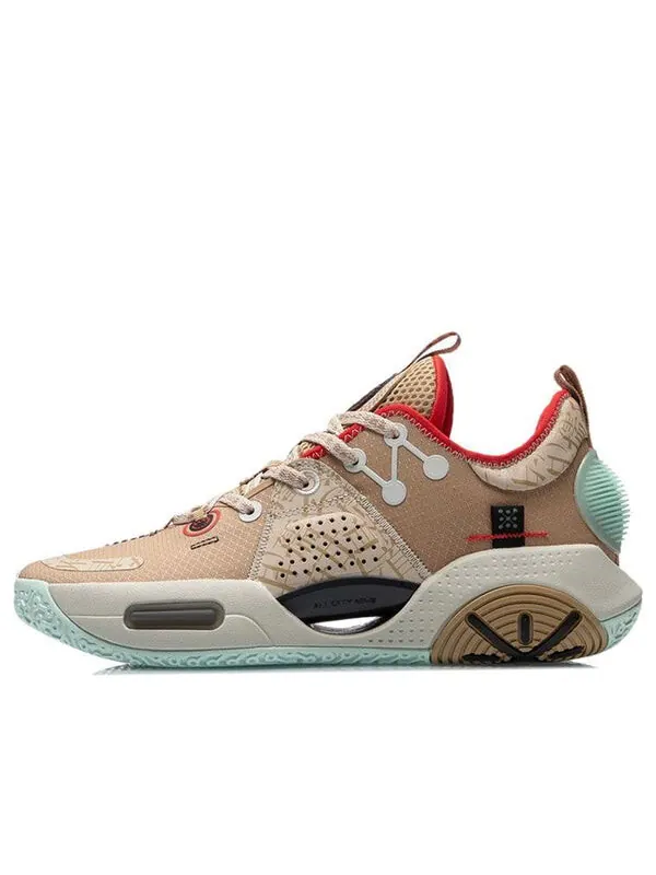Кроссовки wade all city 9 'new year' Li-Ning — изображение 1 из 4, бежевый/синий