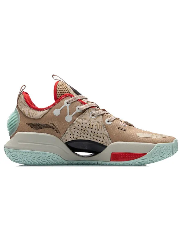 Кроссовки wade all city 9 'new year' Li-Ning — изображение 2 из 4, бежевый/синий