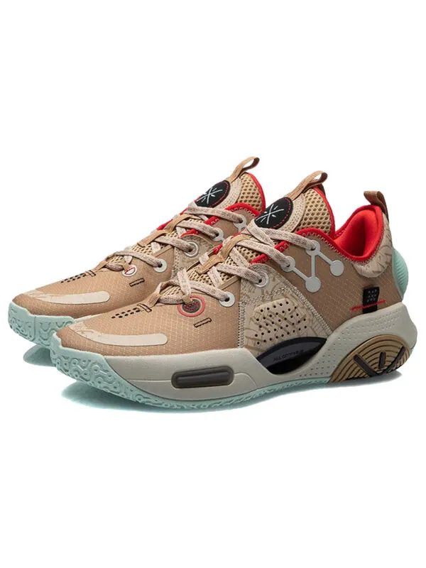 Кроссовки wade all city 9 'new year' Li-Ning — изображение 3 из 4, бежевый/синий
