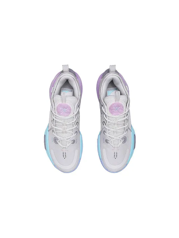 Кроссовки Wade All City 9 Li-Ning — изображение 4 из 4, белый/розовый