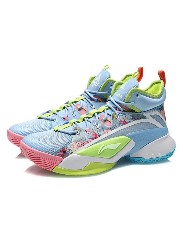 Кроссовки мощность 7 Li-Ning — изображение 3 из 4, синий/зеленый