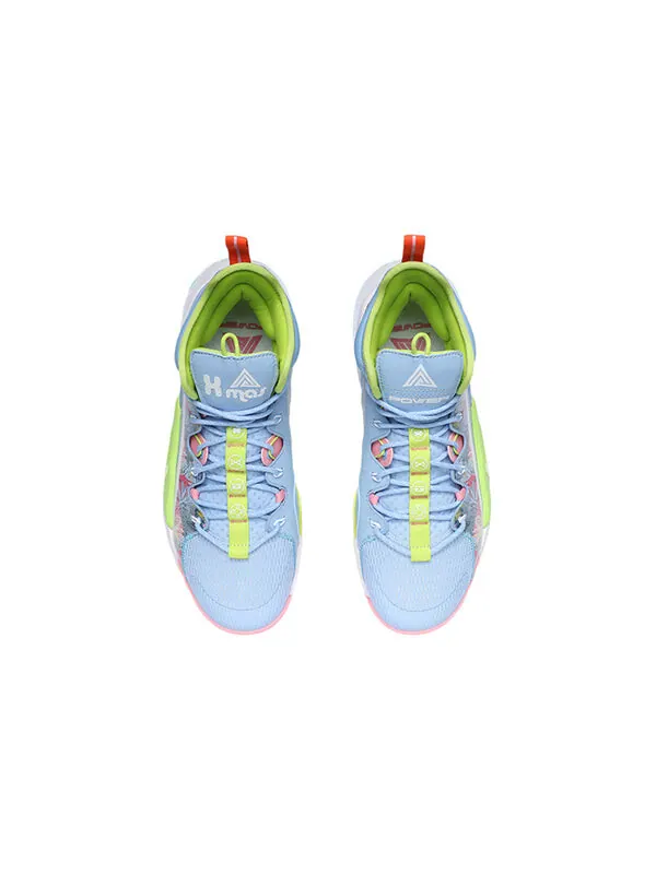 Кроссовки мощность 7 Li-Ning — изображение 4 из 4, синий/зеленый