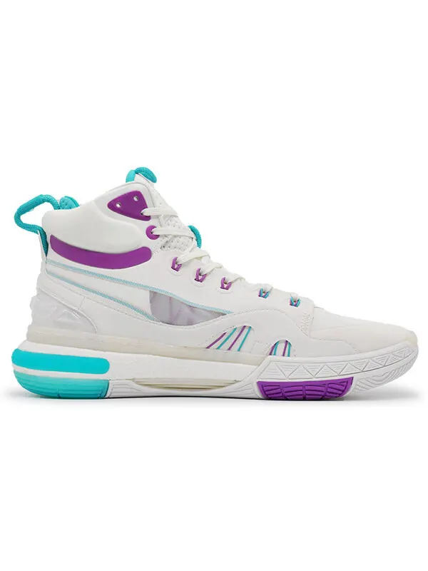 Кроссовки 937 баскетбольные кроссовки Джимми Батлера Li-Ning — изображение 2 из 4, белый/синий/фиолетовый