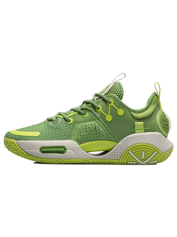 Кроссовки wade all city 9 v1.5 Li-Ning — изображение 2 из 4, оливковый зеленый