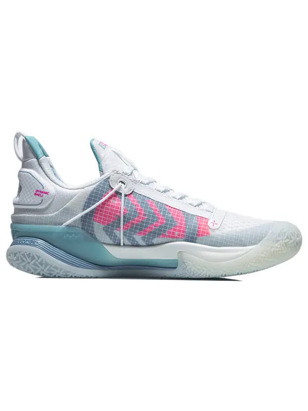 Кроссовки speed 7 премиум Li-Ning — изображение 2 из 4, белый/синий/розовый
