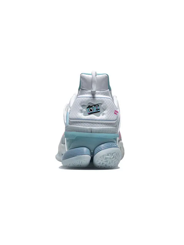 Кроссовки speed 7 премиум Li-Ning — изображение 4 из 4, белый/синий/розовый