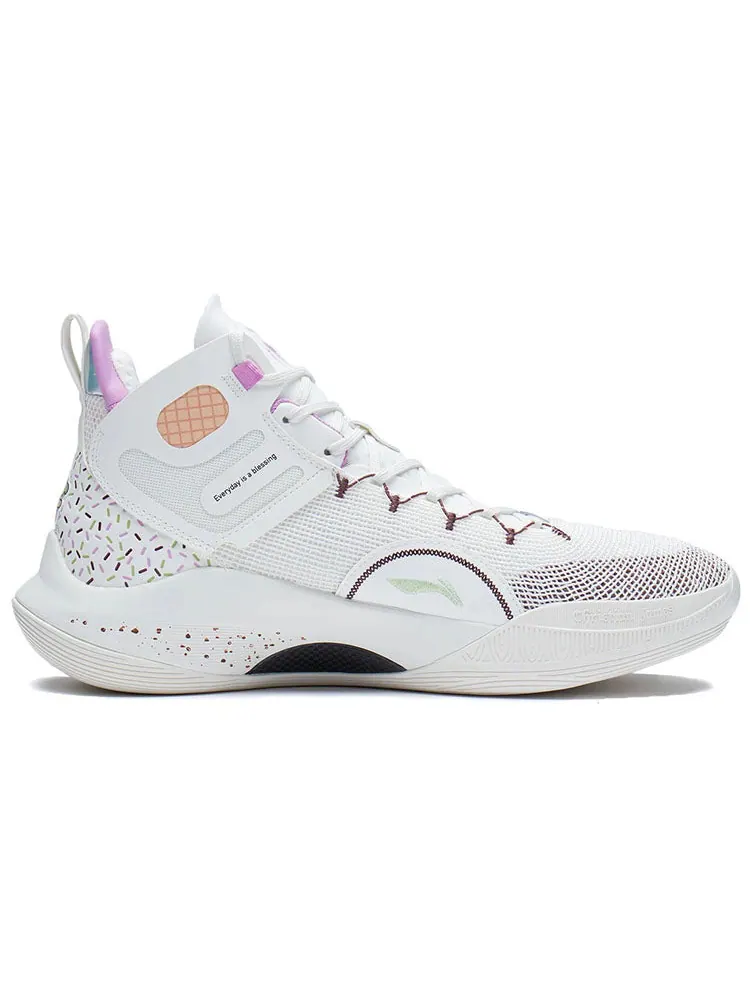 Кроссовки Li-Ning CJ1 C.J. McCollum 'Creamy White Vanilla' — изображение 2 из 4, белый