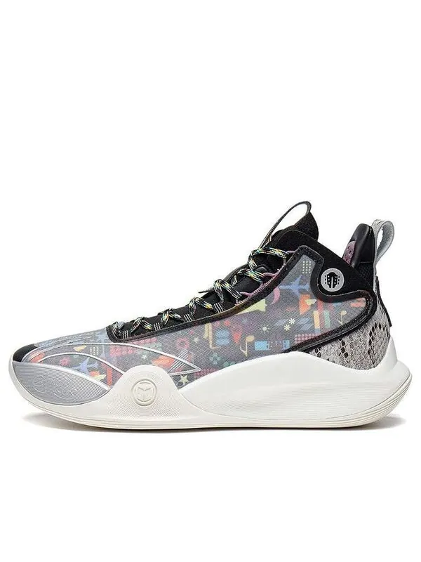 Кроссовки cj 1 mid Li-Ning — изображение 1 из 4, черный/белый
