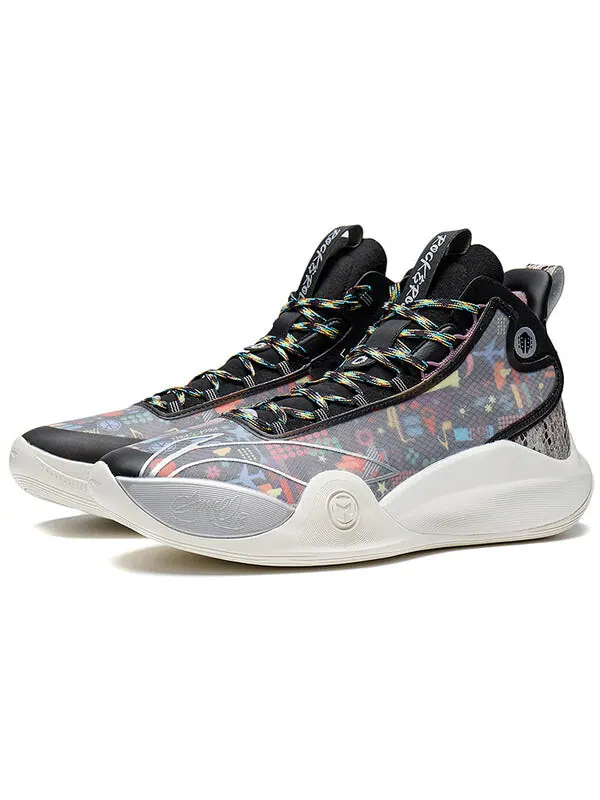 Кроссовки cj 1 mid Li-Ning — изображение 3 из 4, черный/белый