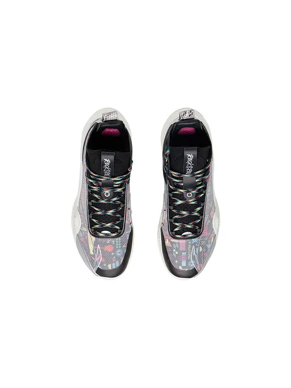 Кроссовки cj 1 mid Li-Ning — изображение 4 из 4, черный/белый