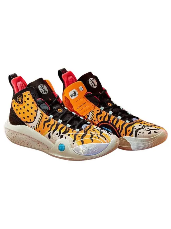 Кроссовки cj1 cj mccollum оранжевый ограниченный Li-Ning — изображение 3 из 4, черный/оранжевый