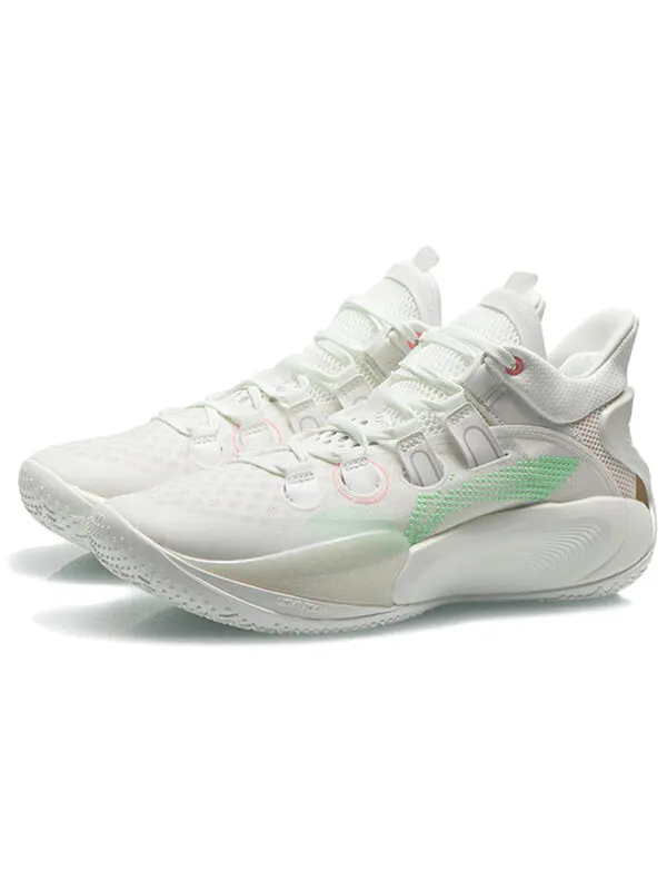 Кроссовки соник 9 низкие Li-Ning — изображение 3 из 4, белый/зеленый
