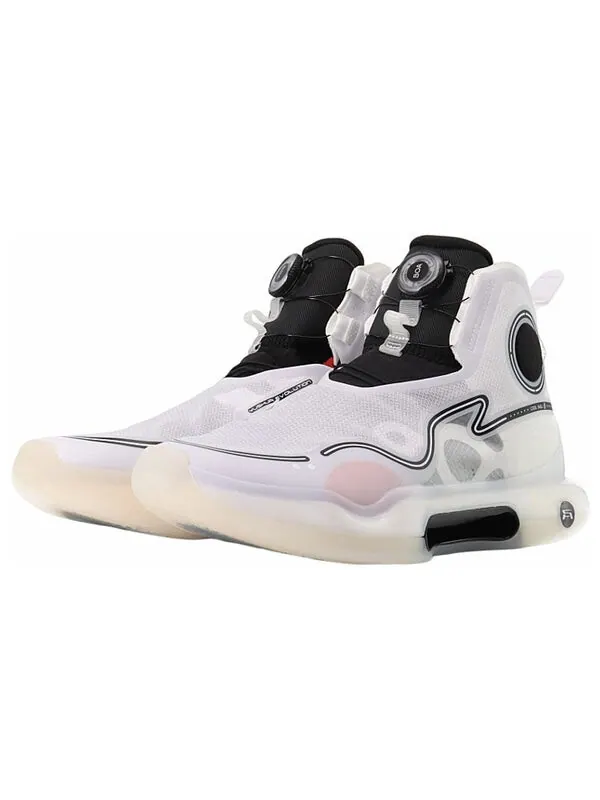 Кроссовки yushuai evolution высокие Li-Ning — изображение 3 из 4, белый/черный